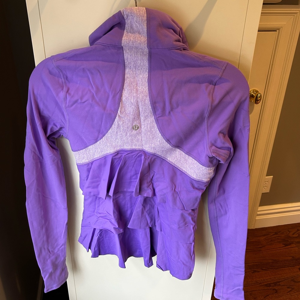 Lulu Lemon ruffle zip up